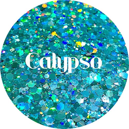 Teal Polyester Glitter | Craft Glitter | Glitter for Arts & Crafts | Tumblers | Cosmetics | Nails | Epoxy Resin Art | Slime | DIY | Body Glitter | 1