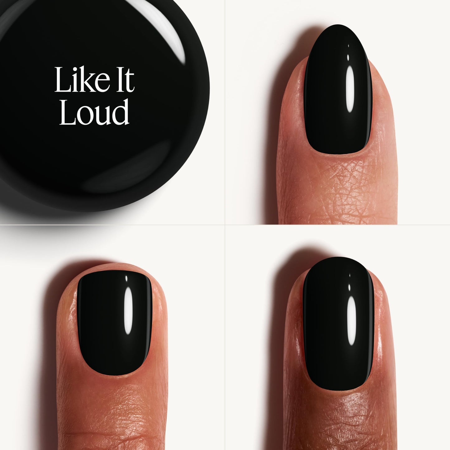 essie Gel Couture Nail Polish, Long Lasting Black Nail Polish, Vegan, Like It Loud, 0.46 fl oz Beauty & Personal Care essie
