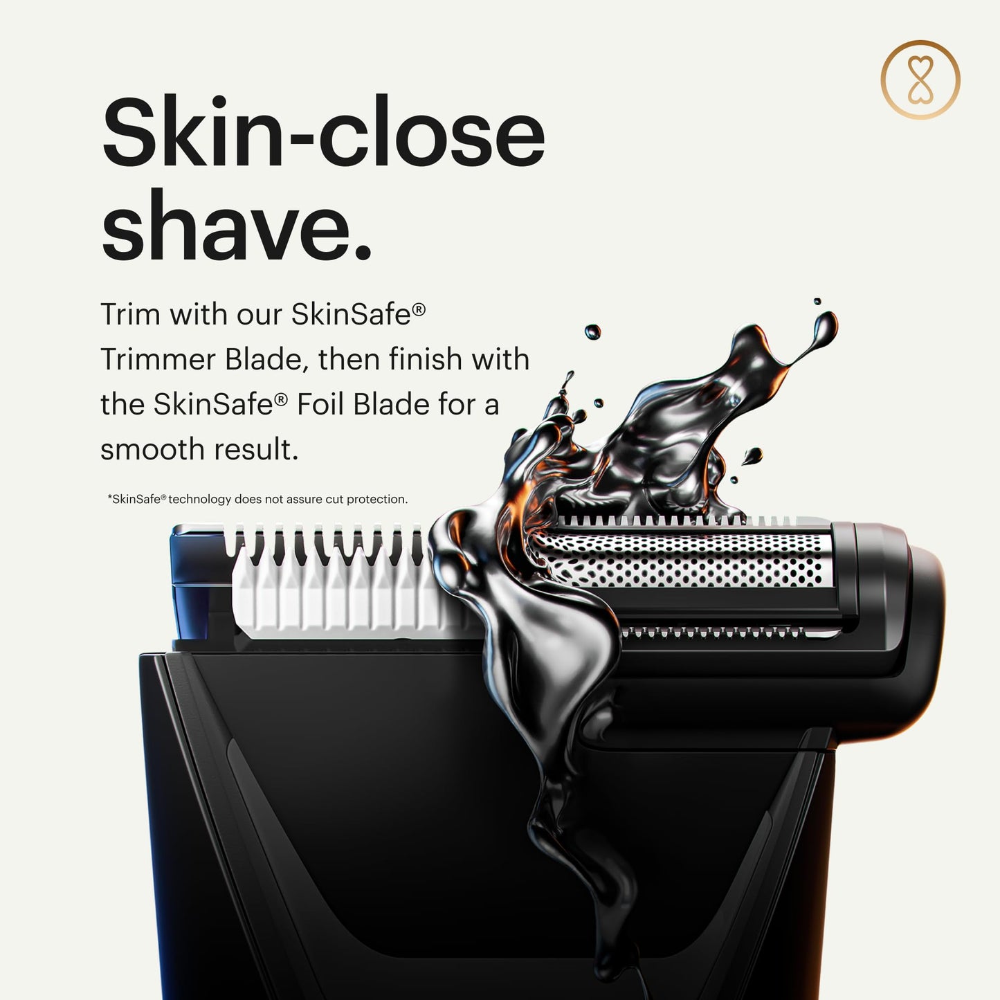 MANSCAPED® The Lawn Mower® 5.0 Ultra Groin & Body Hair Trimmer - Dual-Head SkinSafe® Trimmer & Foil Blades, Waterproof Wet/Dry Groomer, USB-C Beauty and Personal Care MANSCAPED