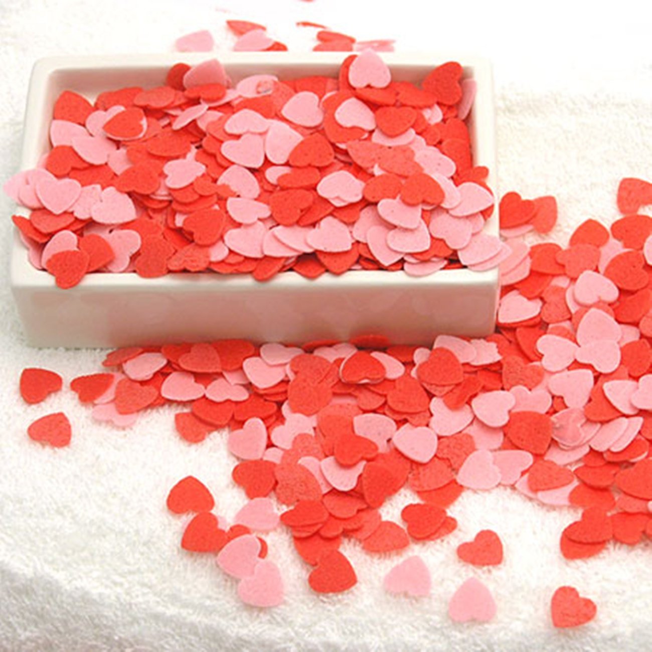 Scented Hearts Bath Confetti