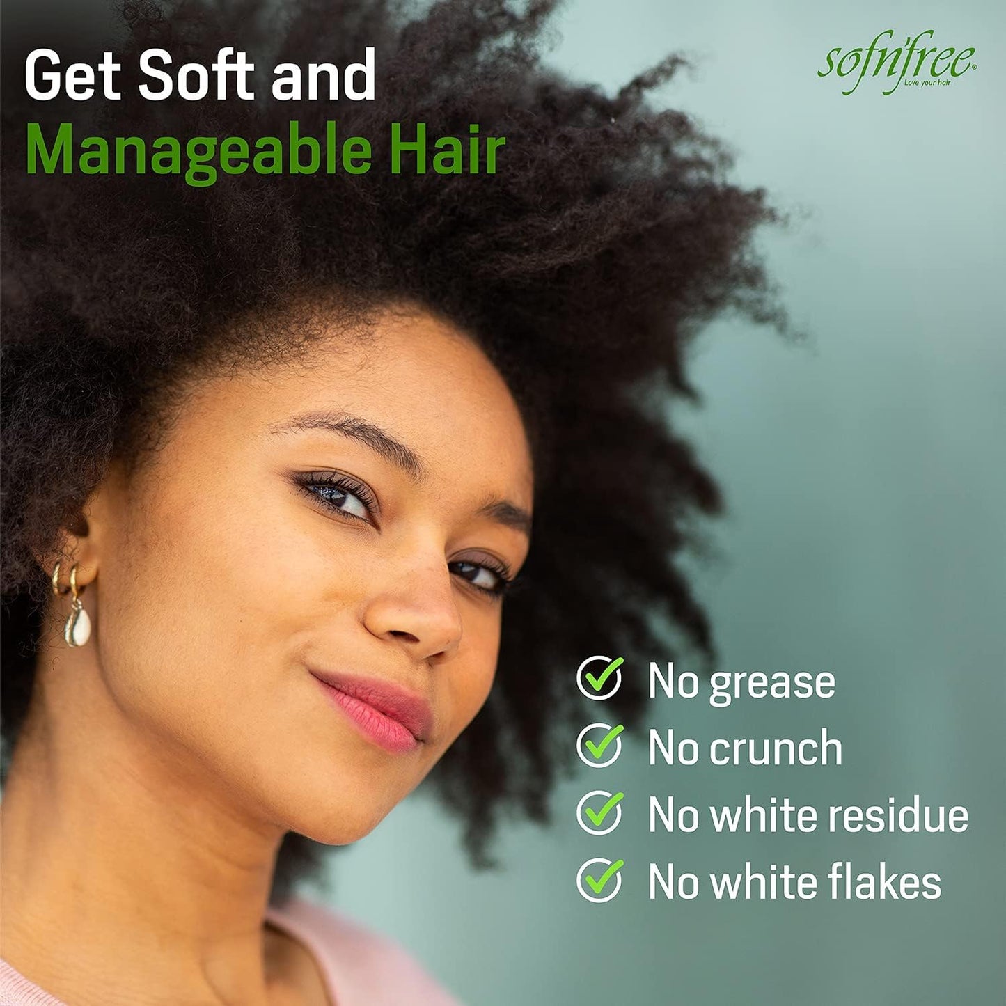 Sofn’Free Moisturizer & Curl Activator Lotion - Curl Defining Formula for Multicultural Curls, Soft Waves, Shine, Frizz Control for Natural Textures