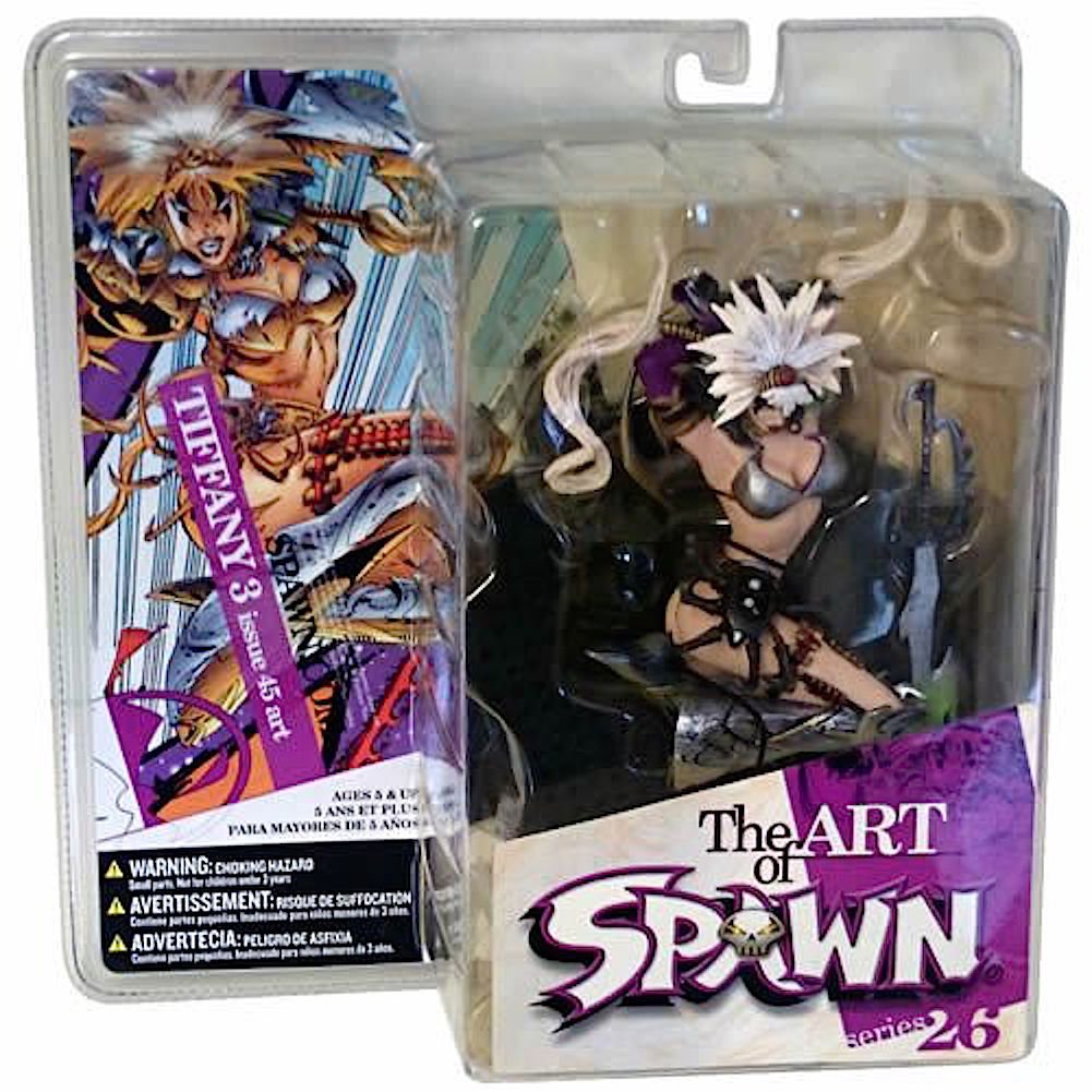 McFarlane Toys 2004 Spawn Action Figure Series 26 The Art of Spawn - Tiffany 3 Issue 45 Cover Art