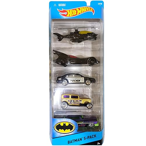 Hot Wheels Batman 5 Pack of Diecast Vehicles CDT28 2015