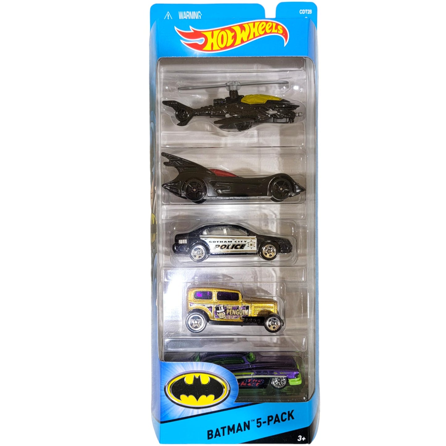 Hot Wheels Batman 5 Pack of Diecast Vehicles CDT28 2015