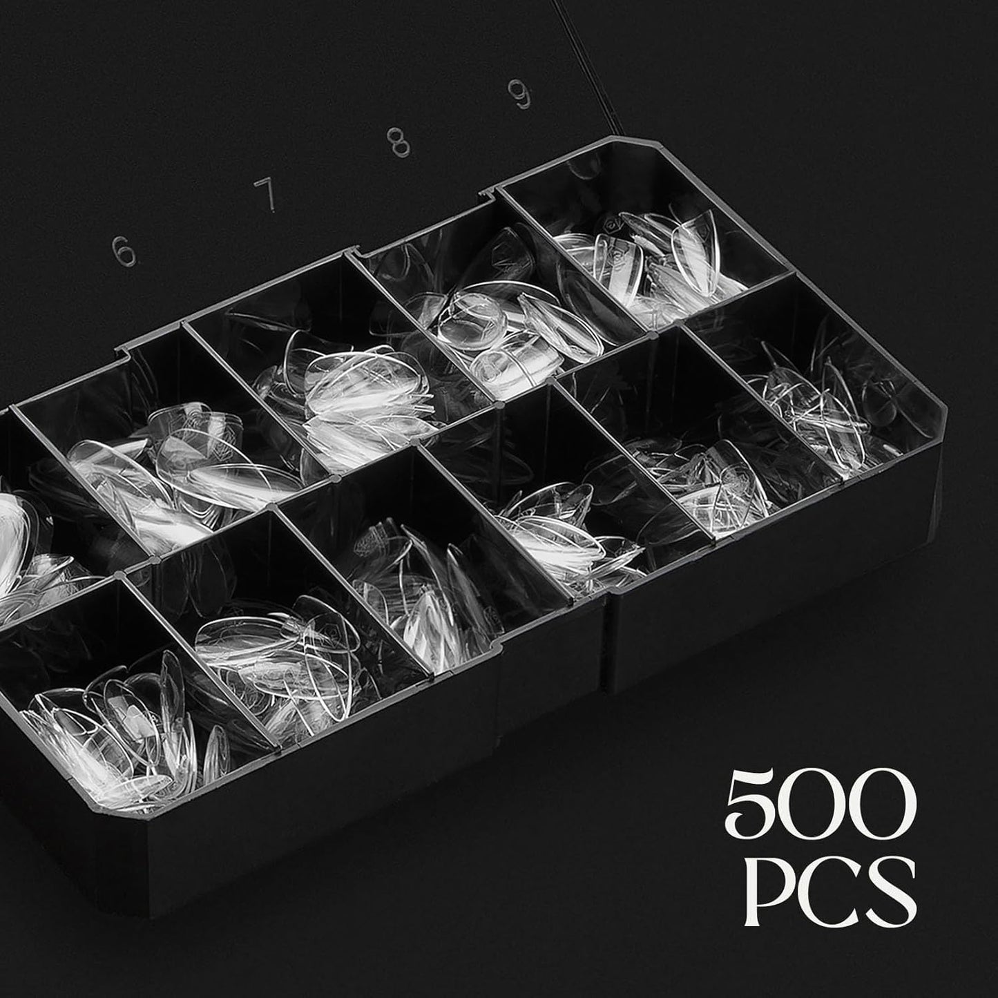 Apres Gel-X® Soft Gel Tip Box | Natural Almond | 500pc Nail Tips, 11 Sizes 00-9, Premium Quality (Natural Almond Medium) Beauty and Personal Care APRÉS