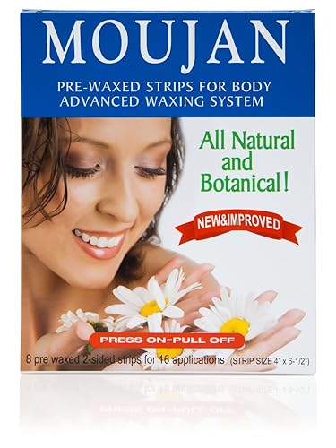 Moujan Pre-Waxed Strips for Body 8 ea
