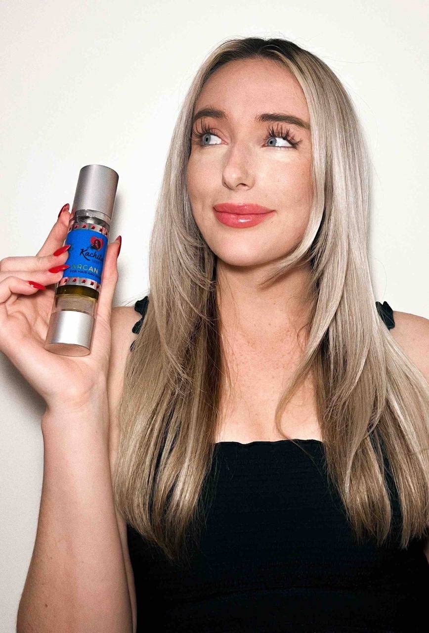 Kachita Spell Moroccan Argan Oil for Hair and Skin Premium Grade 100% Pure Moisturizer for Dry & Damaged Skin, Hair, Face, Body, Scalp & Nails.