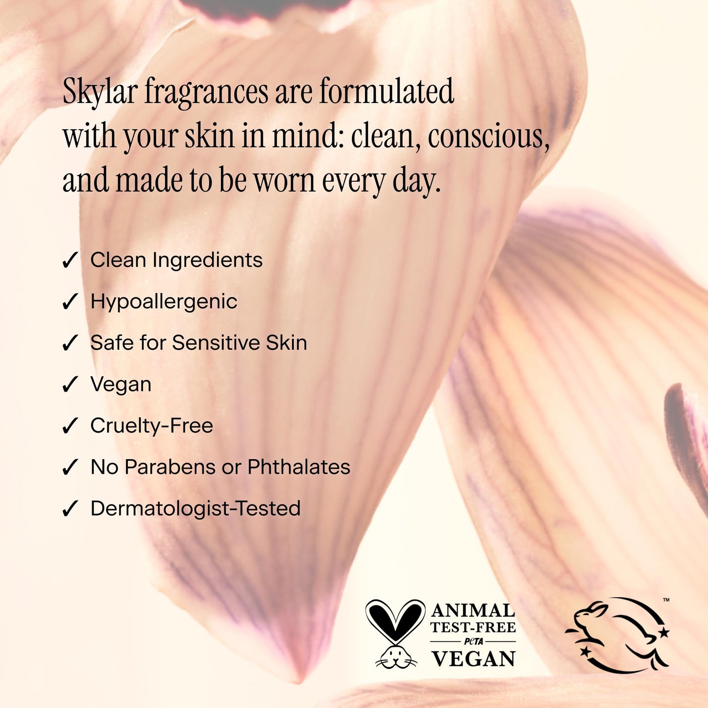 Skylar Nude Skin Travel Spray for Women - Mini Floral Vanilla Perfume with Tiger Orchid & Amber Notes - Hypoallergenic, Vegan, Clean Fragrance Beauty & Personal Care Skylar