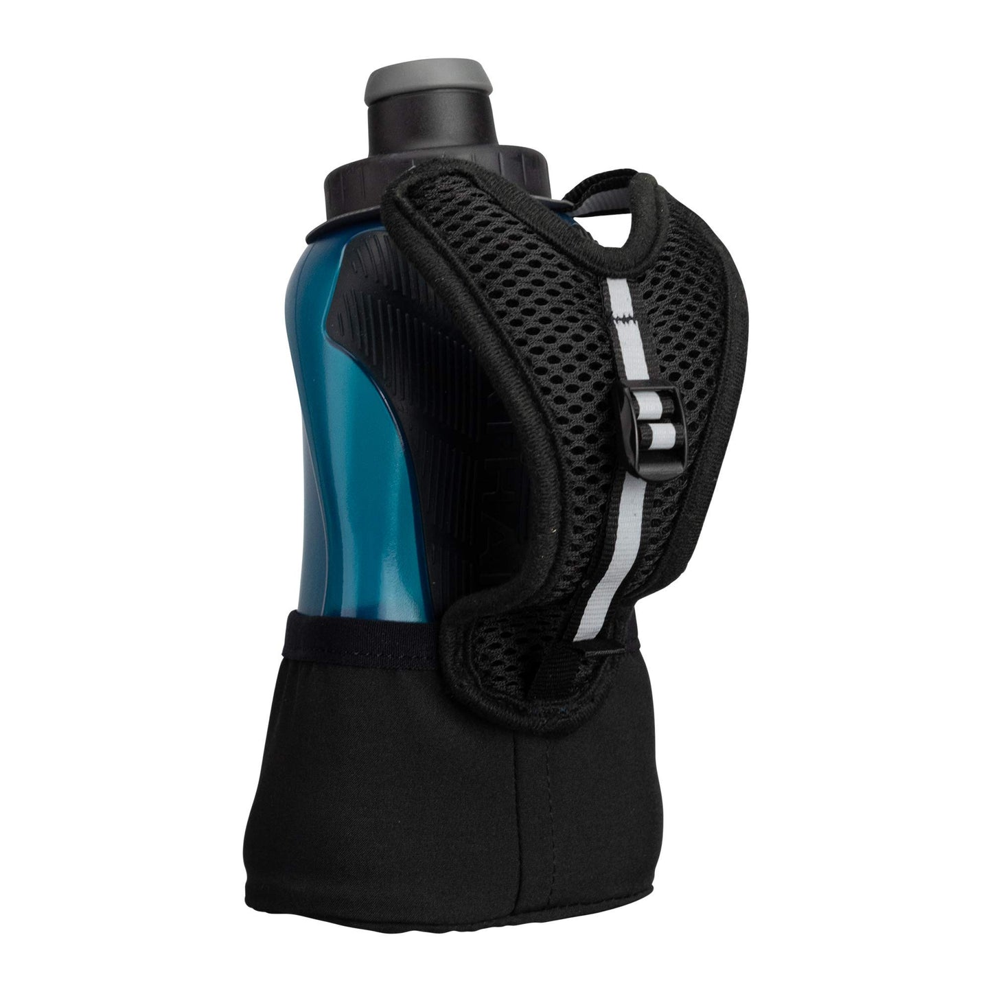 Nathan Running Handheld Water Bottle Adjustable No-Grip Quick Squeeze Lite Hand Strap. 12 oz Insulated Water Bottle. Reflective Hydration