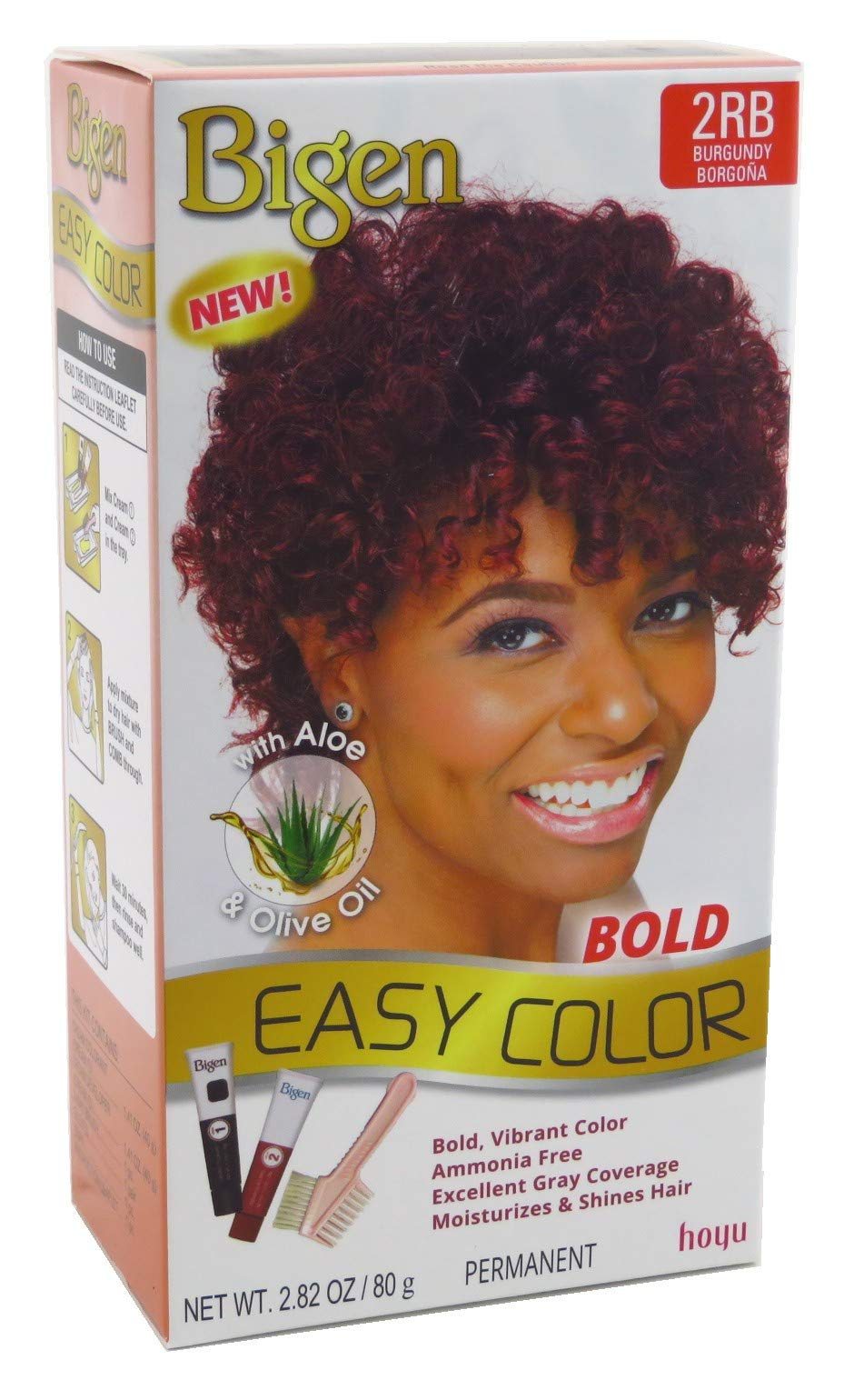 Bigen Easy Color #2RB Burgundy 2.82 Ounce (2 Pack)