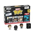 Funko Pop Bitty: Star Wars - Darth Vader, Lando Calrissian, Luke Skywalker and Yoda, & Mystery Chase Figure - (Styles May Vary) and A Surprise…