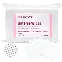 540 PCS Lint Free Nail Wipes,Eyelash Extension Glue Wipes,Super Absorbent Soft Non-woven Fabric Adhesive Nail Polish Remover Wipe,Cleaning Pad Cloth