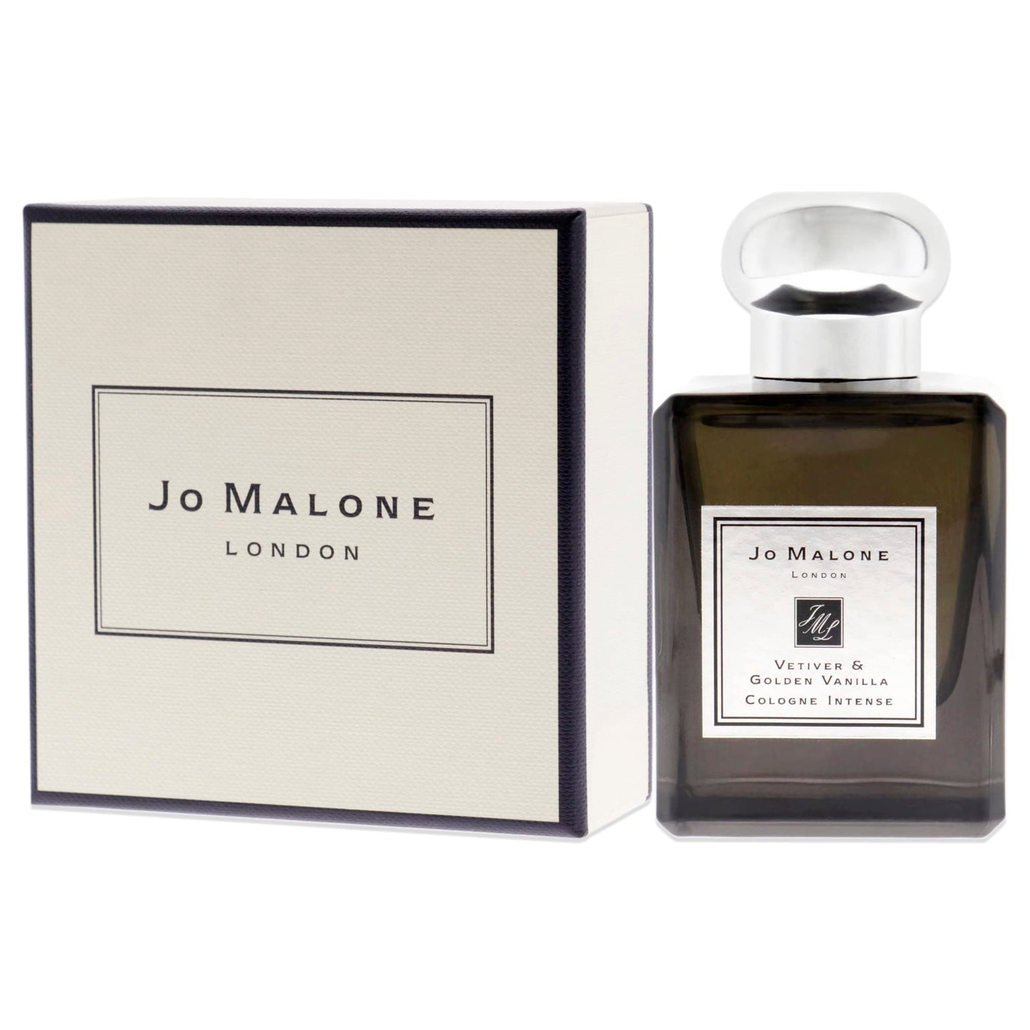 Jo Malone Vetiver & Golden Vanilla Cologne Intense Eau de Cologen Spray for Unisex, 1.7 Ounce
