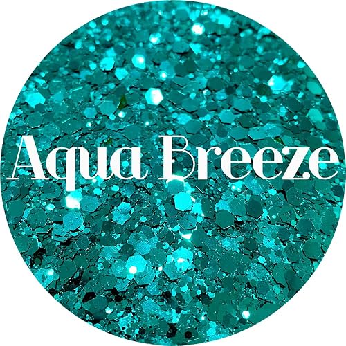 Teal Polyester Glitter | Craft Glitter | Glitter for Arts & Crafts | Tumblers | Cosmetics | Nails | Epoxy Resin Art | Slime | DIY | Body Glitter | 1