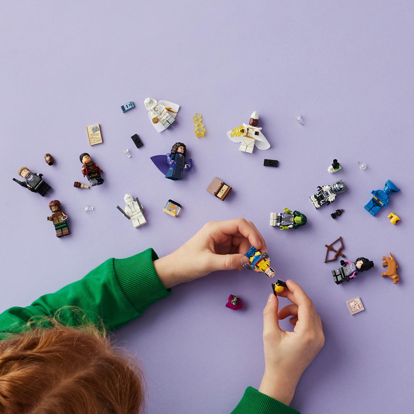 LEGO Minifigures Marvel Series 2 6 Pack 66735 – Mystery Blind Box Collectible Figures, Surprise Characters for Play or Display, Gift for Marvel Fans