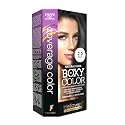 BOXY COLOR Coloring kit professional, permanent color cream hair dye with Vegetal Protein to get Hair with intense color shiny and silky. 100% Gray