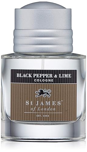 St James of London Black Pepper & Lime Cologne, 1.69 oz