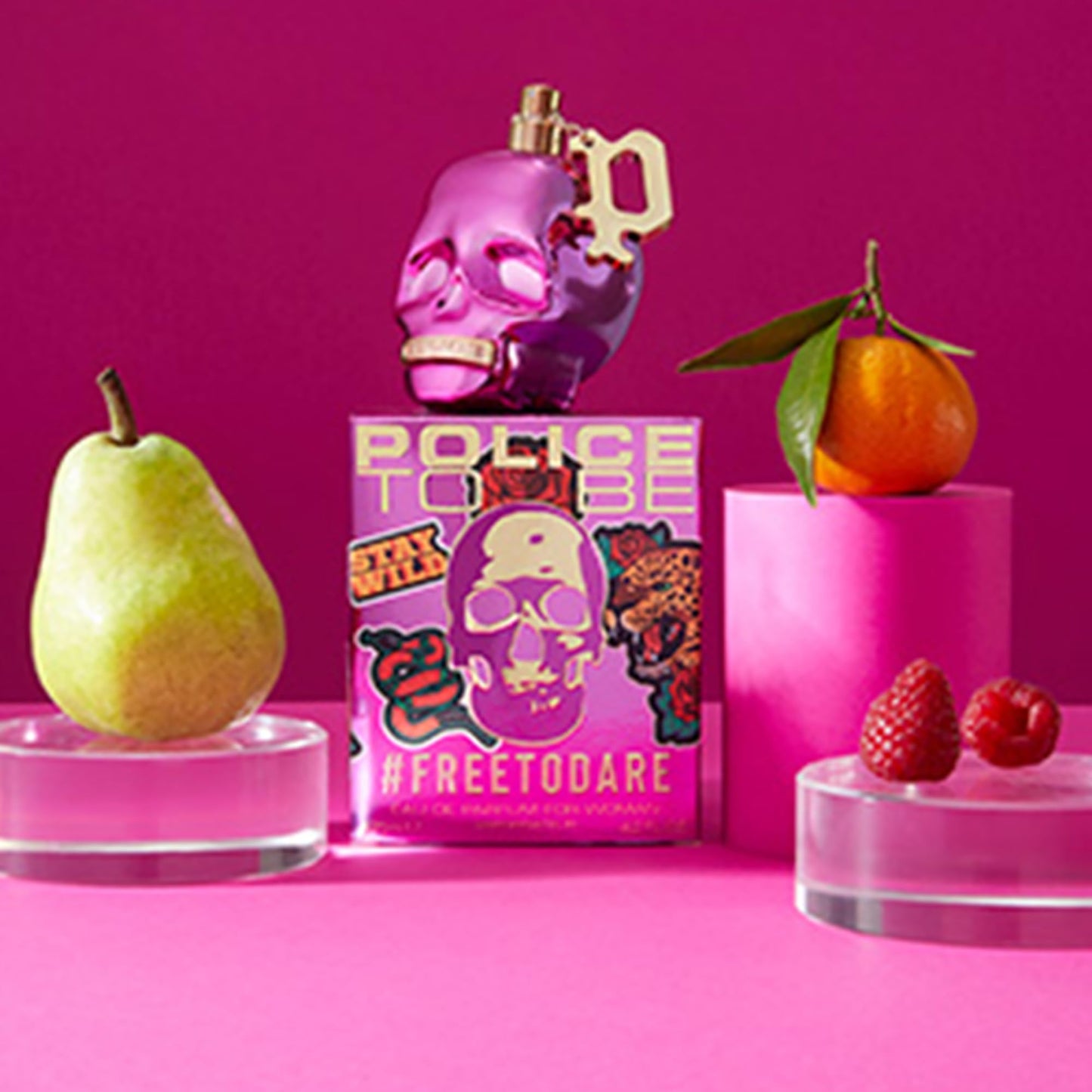 Police TO BE #FREETODARE WOMAN - 4.2 oz EDT Spray - Sensual and Explosive Vanilla Perfume - Body Spray for Women - Long Lasting Amber and Fruity Scent