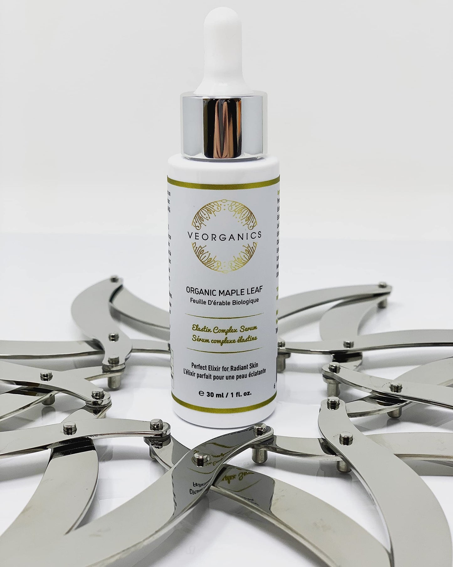 Organic Maple Leaf Elastin Complex Facial Serum - Rich in Vitamin C Serum - Face Serum Skin Care - Anti Aging Serum - Beauty & Personal Care Serum