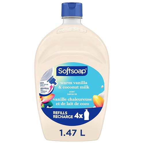 Softsoap Moisturizing Liquid Hand Soap, Warm Vanilla and Coconut Milk, 50 oz Refill Beauty & Personal Care Softsoap