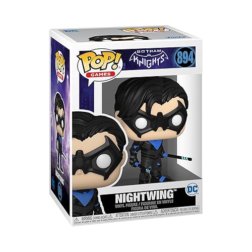 Funko POP! Games: Gotham Knights - Nightwing - Batman - Collectable Vinyl Figure - Gift Idea - Official Merchandise - for Kids & Adults - Video Games…