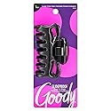 Goody Ouchless No-metal Flexible Claw Hair Clip, Large, Black, 1-count, Pack of 3 (1936822)