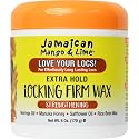 Jamaican Mango & Lime Love Your Locs Locking Firm Wax - Strong Hold Styling Wax for Locs, Twists & Braids - Strengthens, Conditions & Hydrates 6 oz