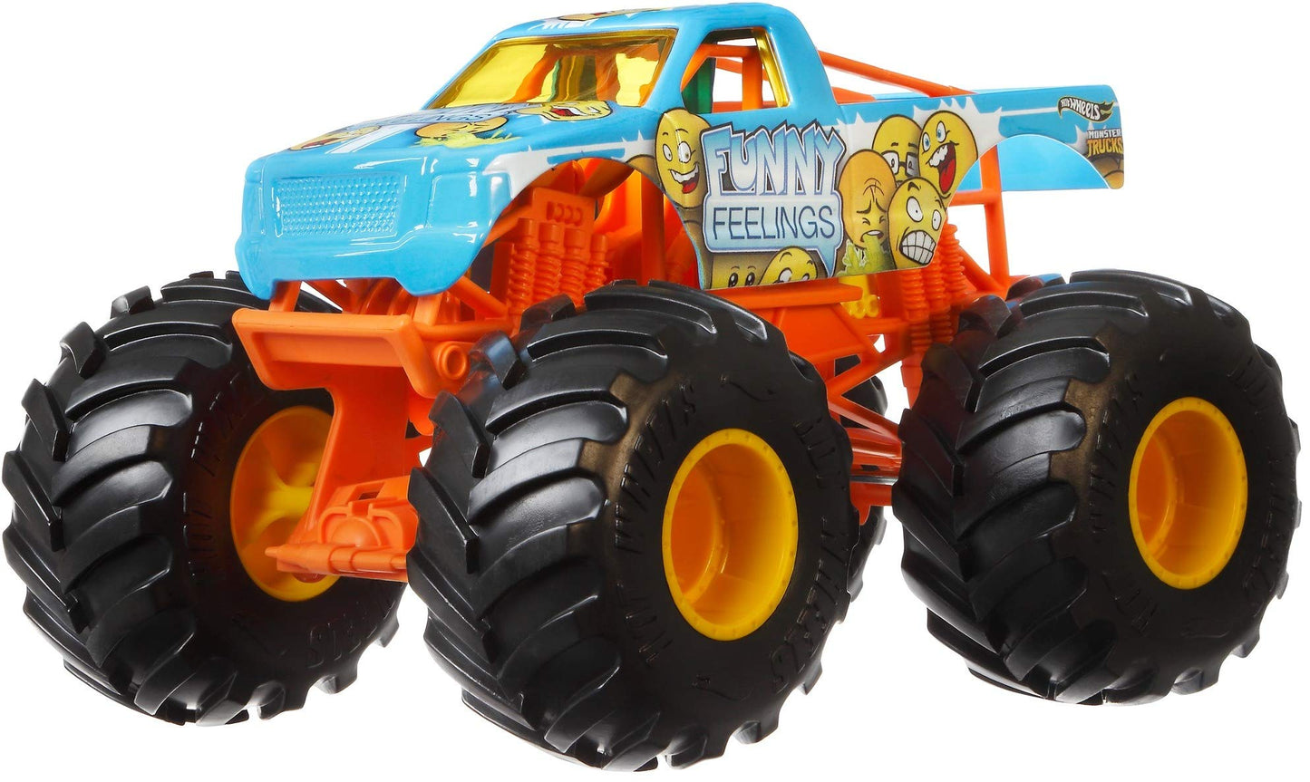 Hot Wheels Monster Trucks 1:24 Funny Feelings Vehicle