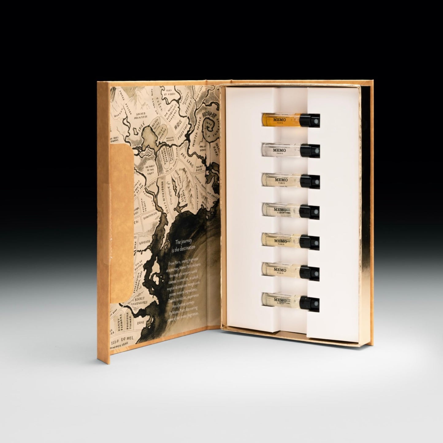 Memo Paris, Discovery Set, 1.5ml x 7 – A Journey Through Signature Scents Travel Notes