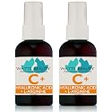 Watts Beauty Supercharged Vitamin C Serum with Moisturizing Hyaluronic Acid - Advanced Antioxidant Face and Body Serum - 4 oz