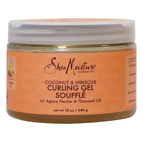 Shea Moisture Coconut & Hibiscus Curling Gel Souffle, 12 Ounce