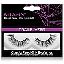 SHANY Classic Faux Mink Eyelashes - Durable Single Pair 3D Reusable Fluffy and Soft Strip Lash with Medium Volume - TRAILBLAZER