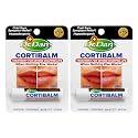 Dr. Dan's Cortibalm - 2 Pack - for Dry Cracked Lips - Healing Lip Balm for Severely Chapped Lips - Designed for Men, Women and Children