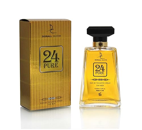 24 PURE BY DORALL COLLECTION COLOGNE FOR MEN 3.3 OZ / 100 ML EAU DE TOILETTE SPRAY