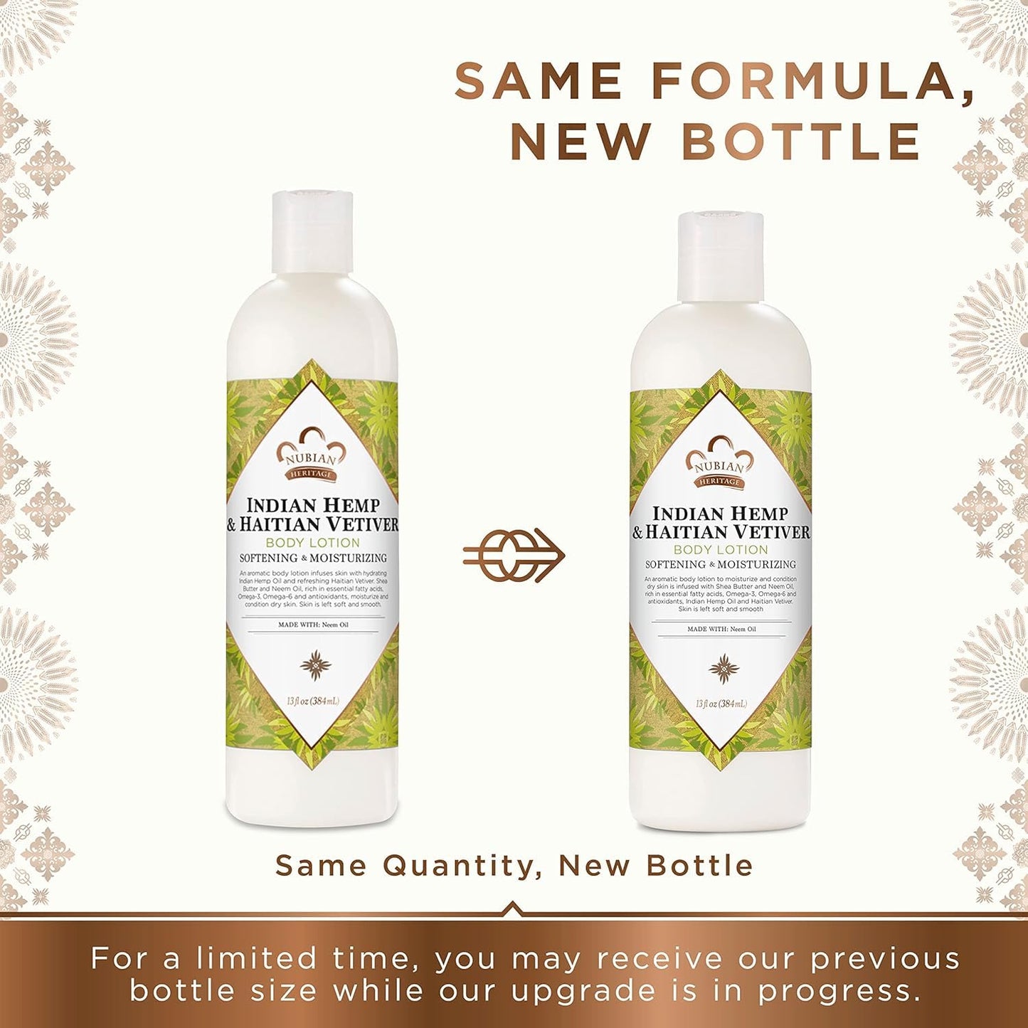 Nubian Heritage Lotion Body Hemp&Vetiver