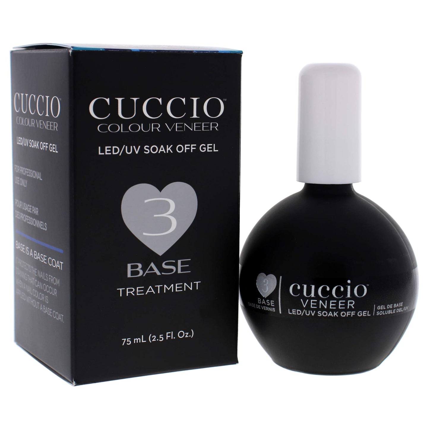 Cuccio Colour Veneer Base Treatment - 3 2.5 Oz Beauty & Personal Care Cuccio