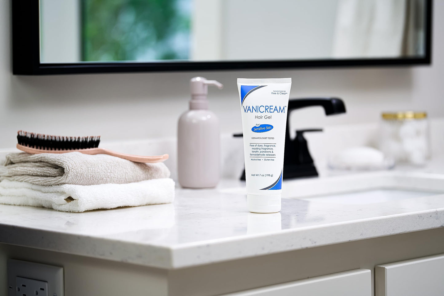 Vanicream Hair Styling Gel, Fragrance and Gluten Free, For Sensitive Skin, Unscented, 7 Oz, Packaging May Vary