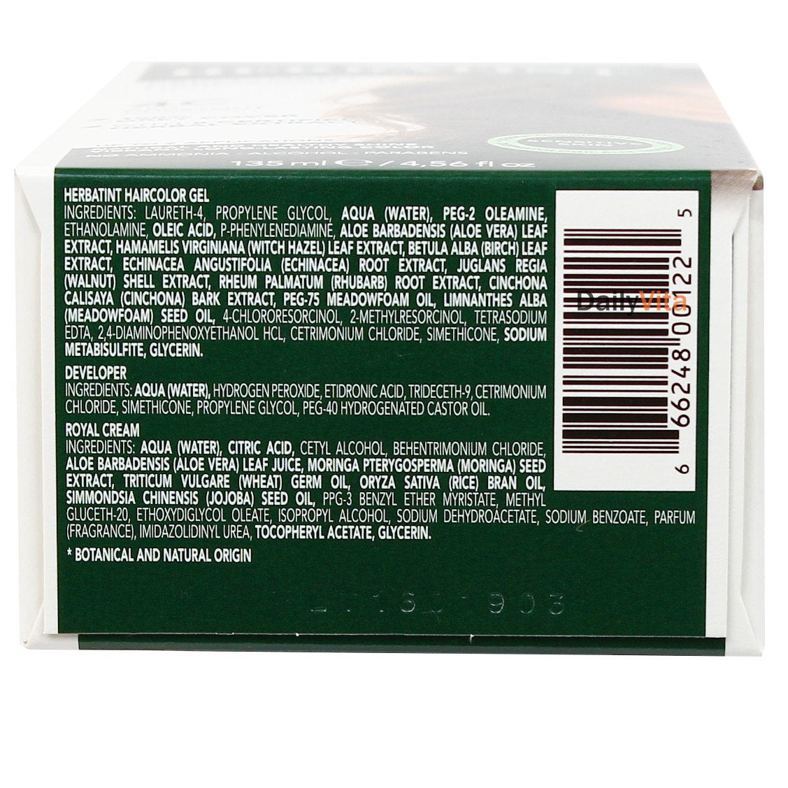 HERBATINT Hair Color,4C,ASH CHESTNT, CT