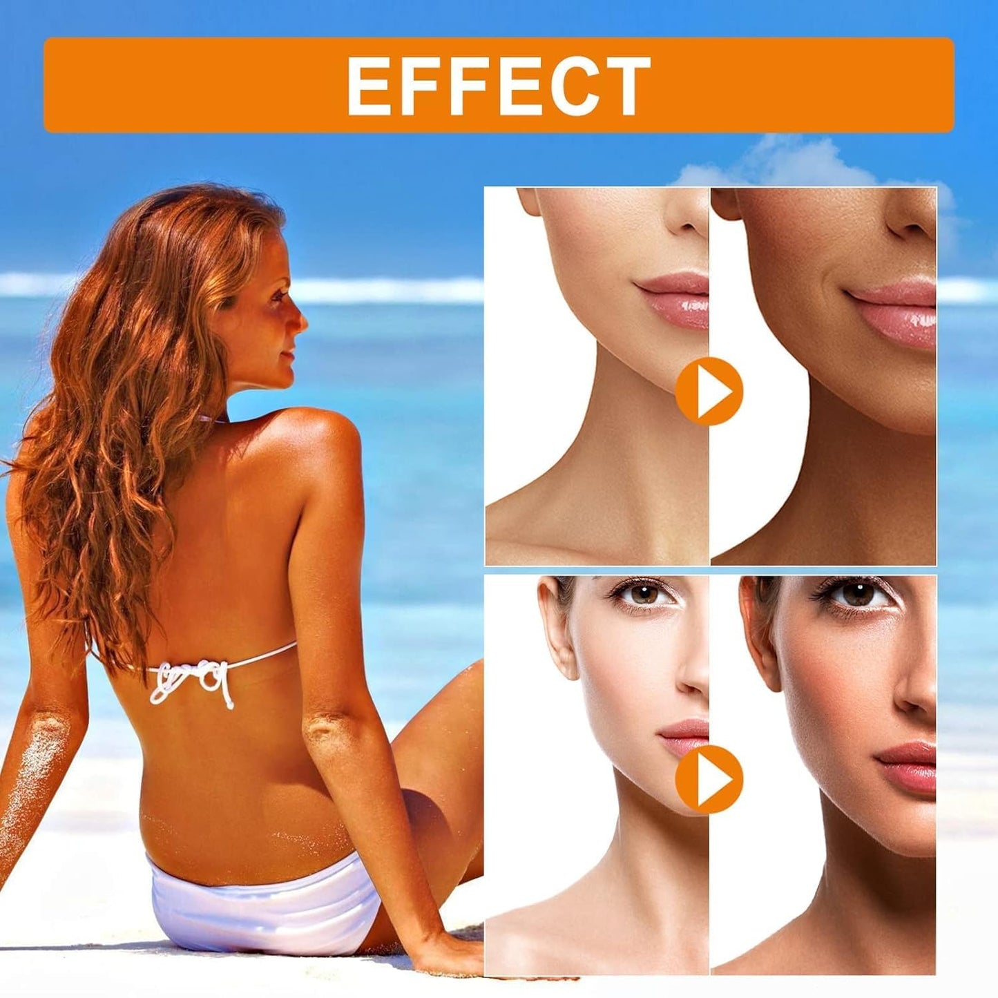 Brown Tanning Gel Tanning Cream,Tanning Accelerator Cream, Soft Brown Intensive Tanning Luxe Gel, Tanning Cream for Sunbeds & Outdoor Sun 150g*1PCS