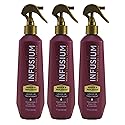INFUSIUM LEAVE-IN TREATMENT Repair & Replenish, Nourish, Renew Spray with Niacinamide, Argan Oil, Ceramides, 11 FL OZ (3 Pack)