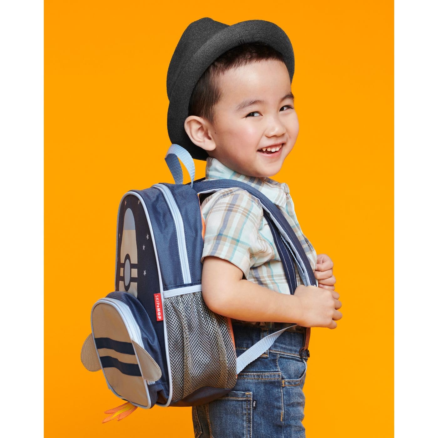Skip Hop Sparks Kid's Backpack, Kindergarten Ages 3-4, Rocket