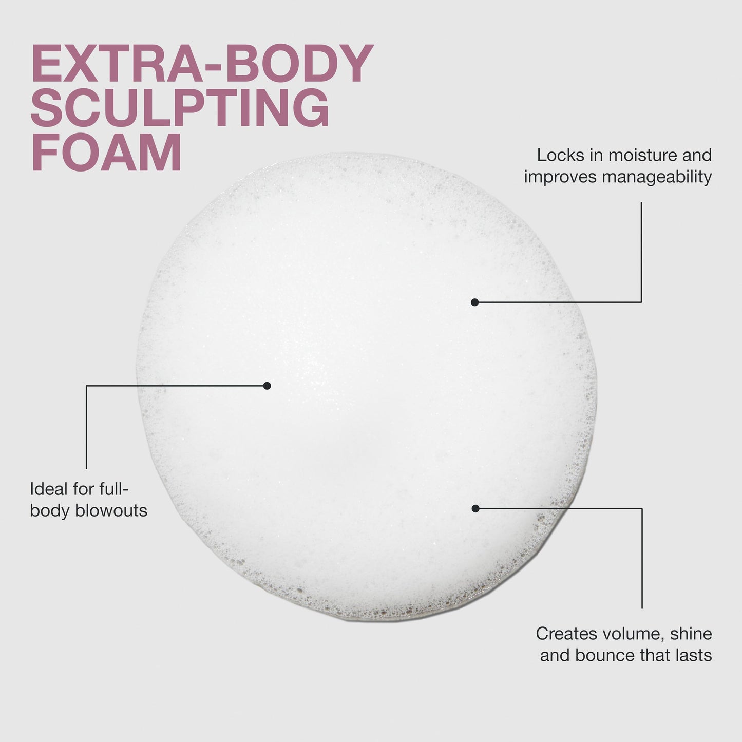 Paul Mitchell Extra-Body Sculpting Foam, Adds Fullness, Touchable Finish, For Fine Hair, 2 oz