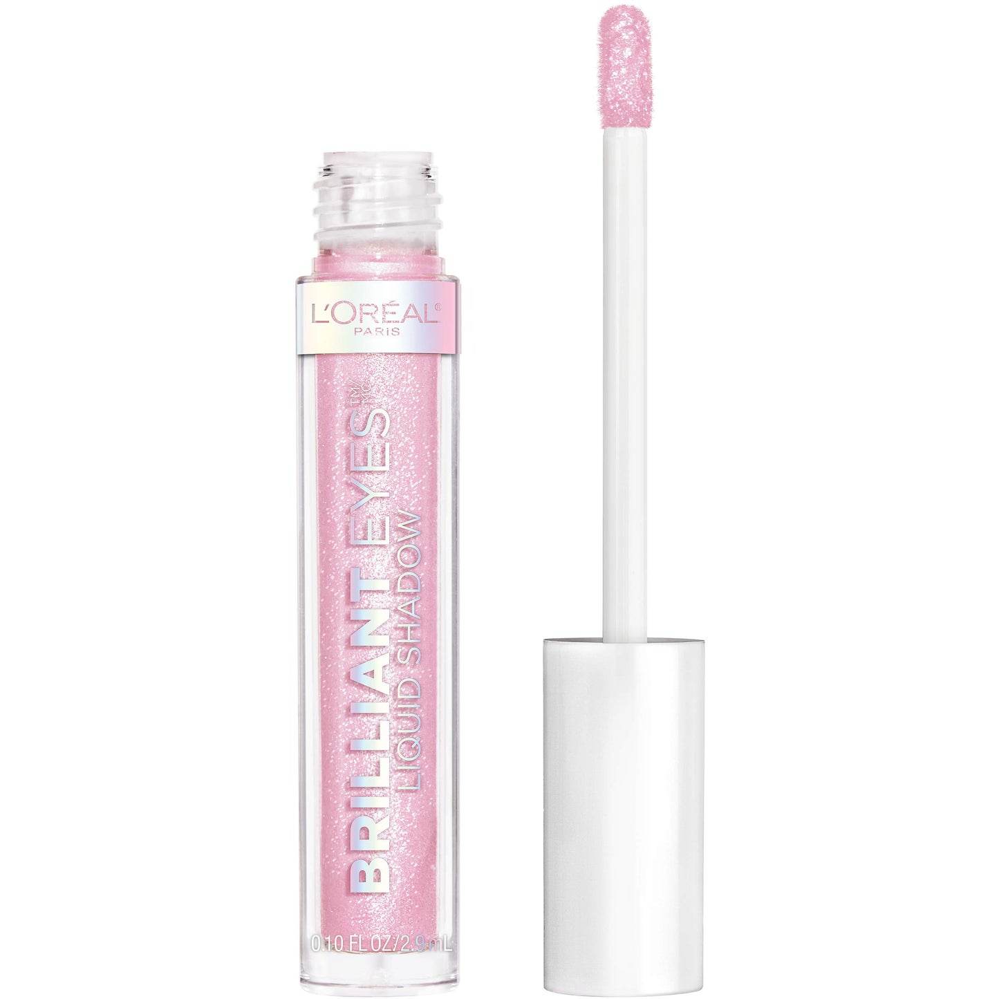 L'Oreal Paris Brilliant Eyes Shimmer Liquid Eye Shadow, Longwearing Lasting Shimmer, Crease Resistant, Flake-Proof, Precision Applicator, Quick Dry