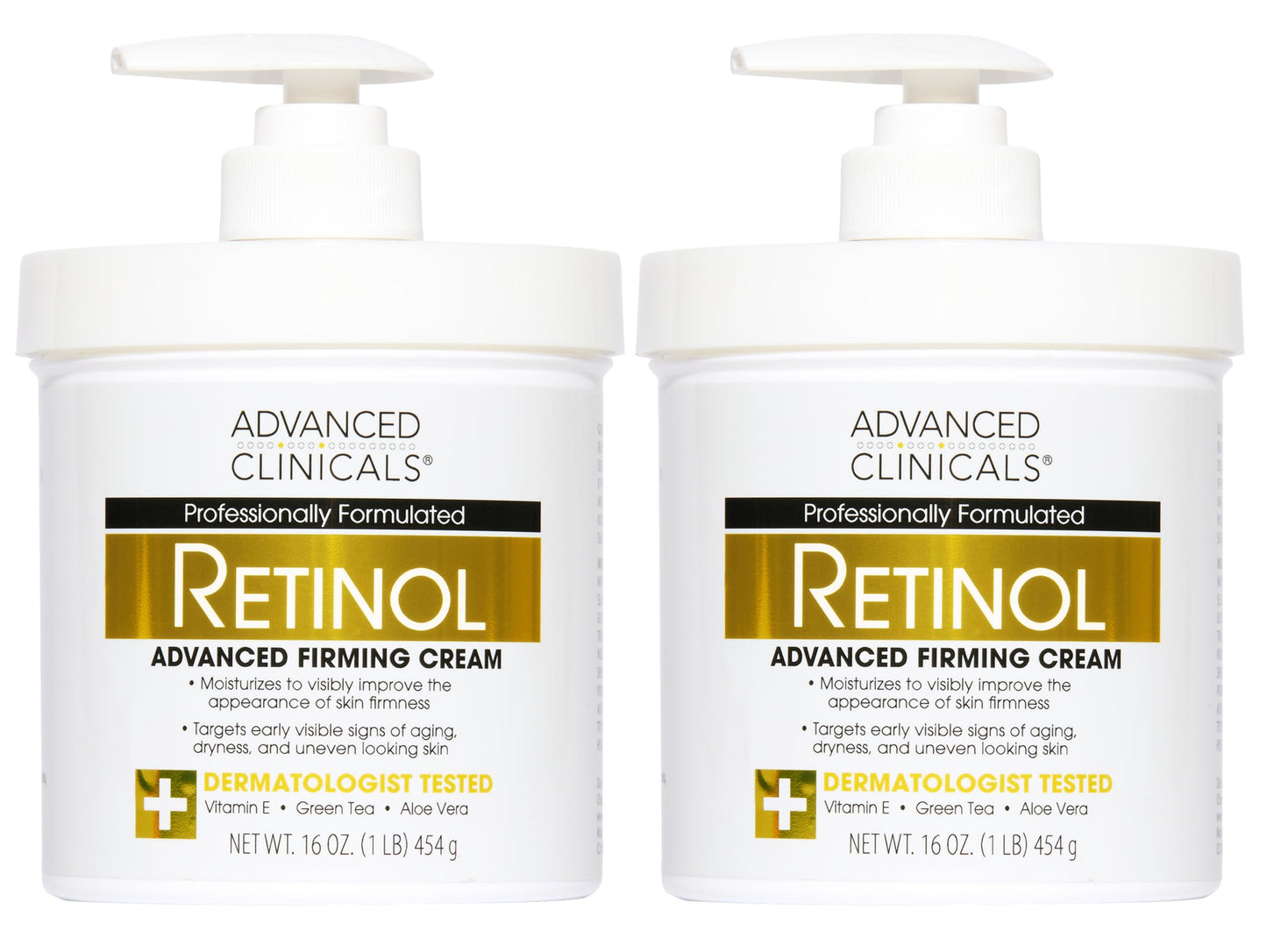 Advanced Clinicals Retinol Body Lotion & Face Moisturizer | Visible Anti Aging Skin Care Retinol Body Cream For Women & Men Targets Look Of Fine