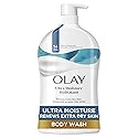 Olay Body Wash for Women, Ultra Moisture, For Extra Dry Skin, 24hr Moisturizing, Hydrating & Refreshing, B3 Vitamin Complex, Free of Parabens