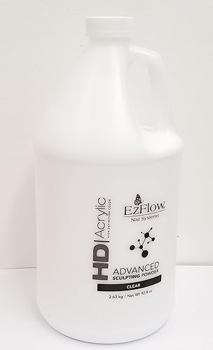 EZ Flow - Acrylic Nail Powder High Definition *CLEAR* - 92.8oz/2.63kg