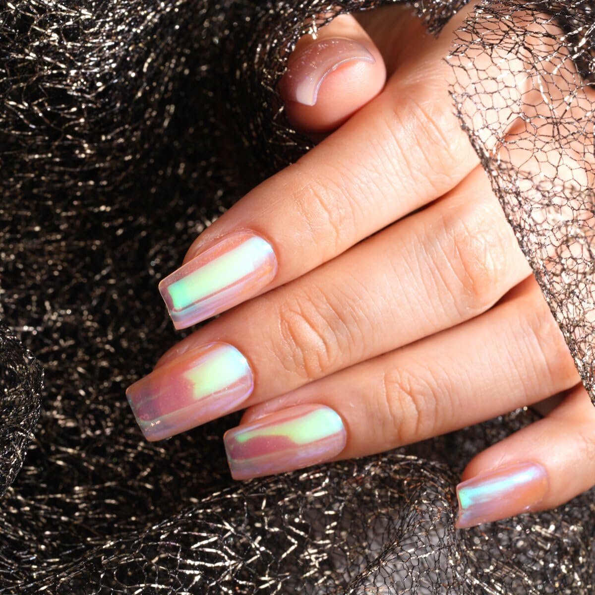 Pretty Diva Mermaid Chrome Nail Powder, Aurora Iridescent Chrome Powders for Nails Unicorn Nail Chrome Mica Powder, Nail Art Glitter Decoration Beauty and Personal Care Pretty Diva