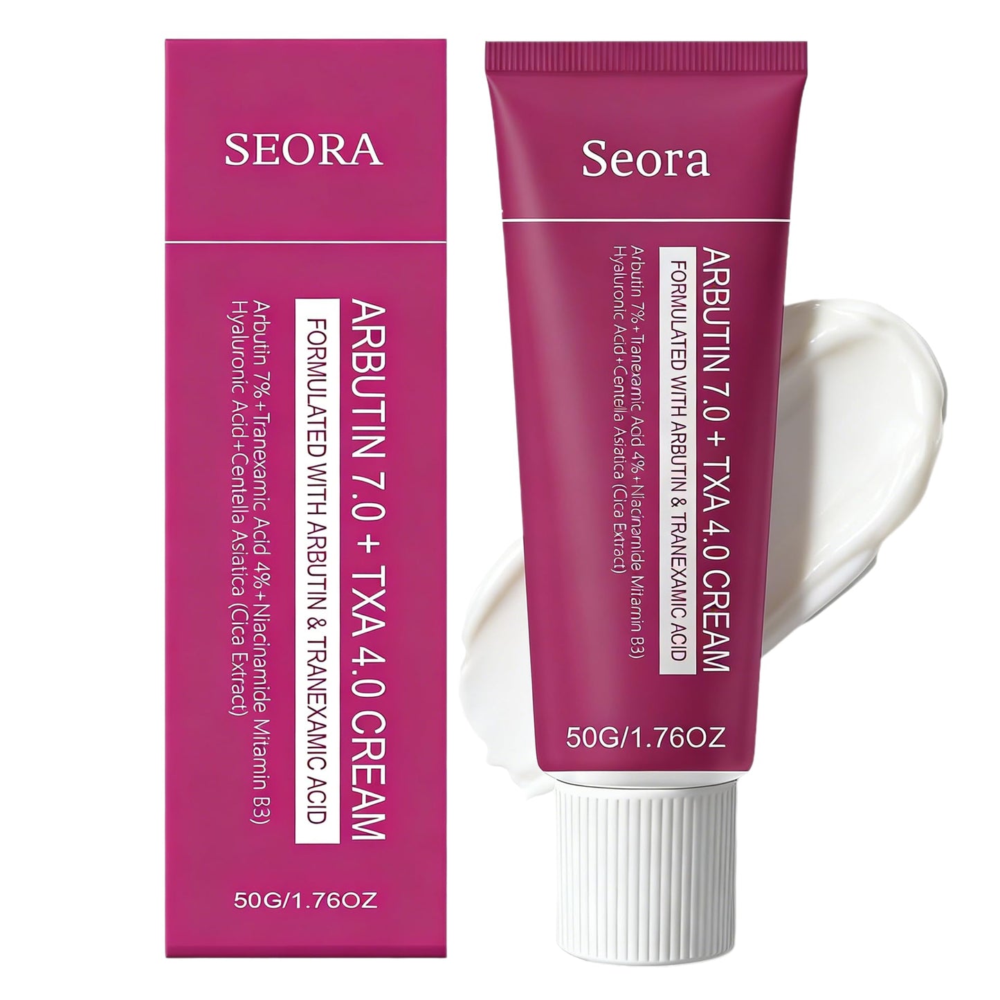 Korean Brightening Skincare Arbutin Cream, Moisturizer Hydrates, Evens Tone for Face Body and All Skin Types (1PCS)