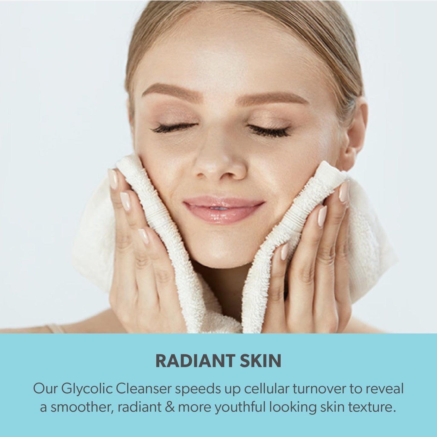 Skincare Glycolic Cleanser 12 fl oz – 10% Glycolic Acid Face Wash for Exfoliating, Deep Pore Cleansing, Makeup Removal, Anti-Aging & Shave Prep