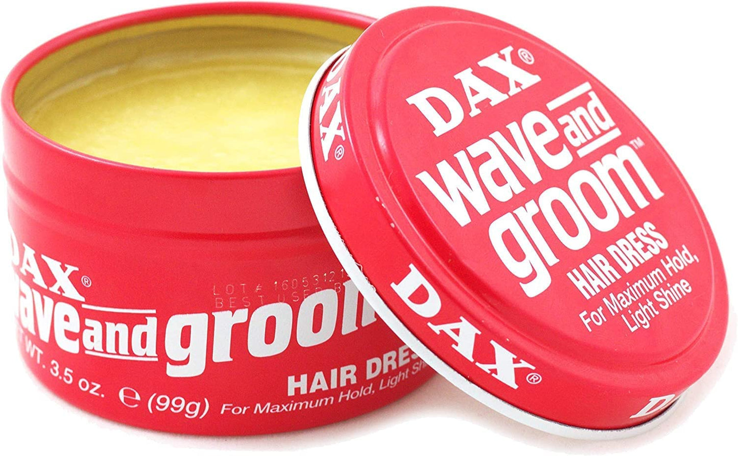 Dax Wave & Groom Hair Dress 3.5 Ounce Jar (103ml) (3 Pack)